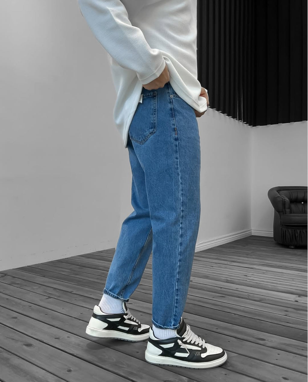 Blue jeans boy friend for men