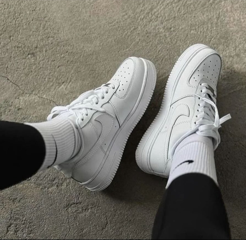 White Air force shoes