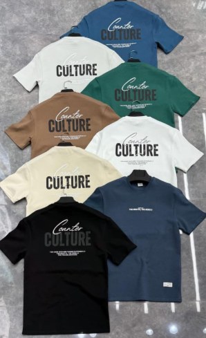 Graphic Print T-Shirt Cotton Short Sleeve Logo Tee