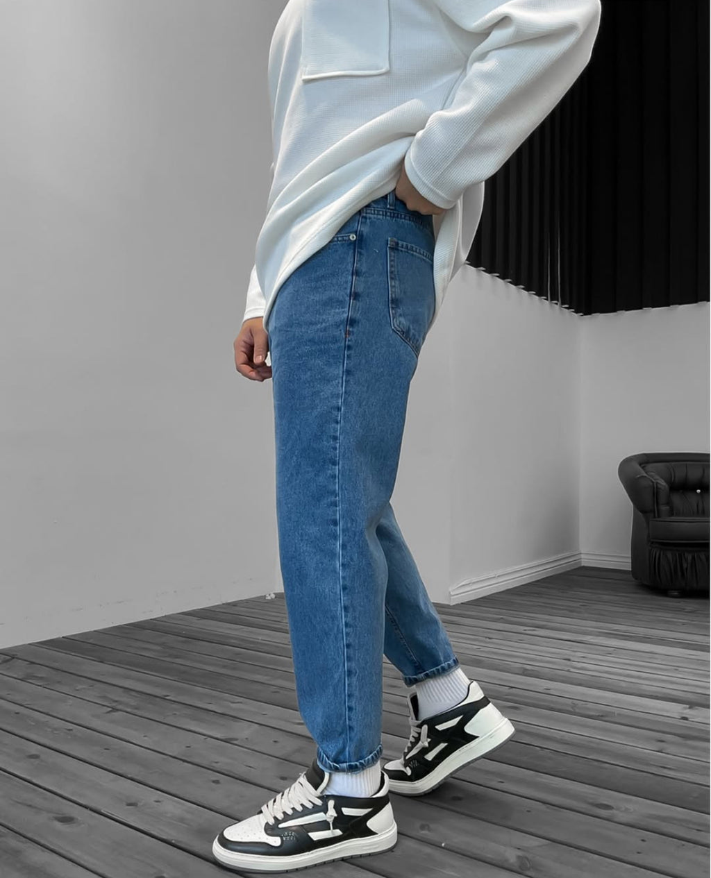 Blue jeans boy friend for men