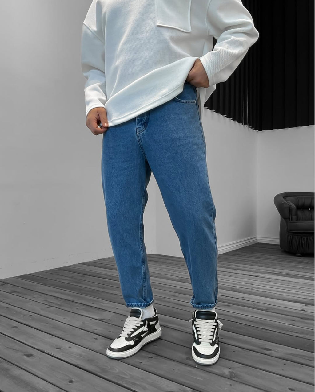 Blue jeans boy friend for men