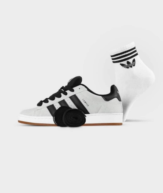 Campus 00s Shoes, Green / White / Black