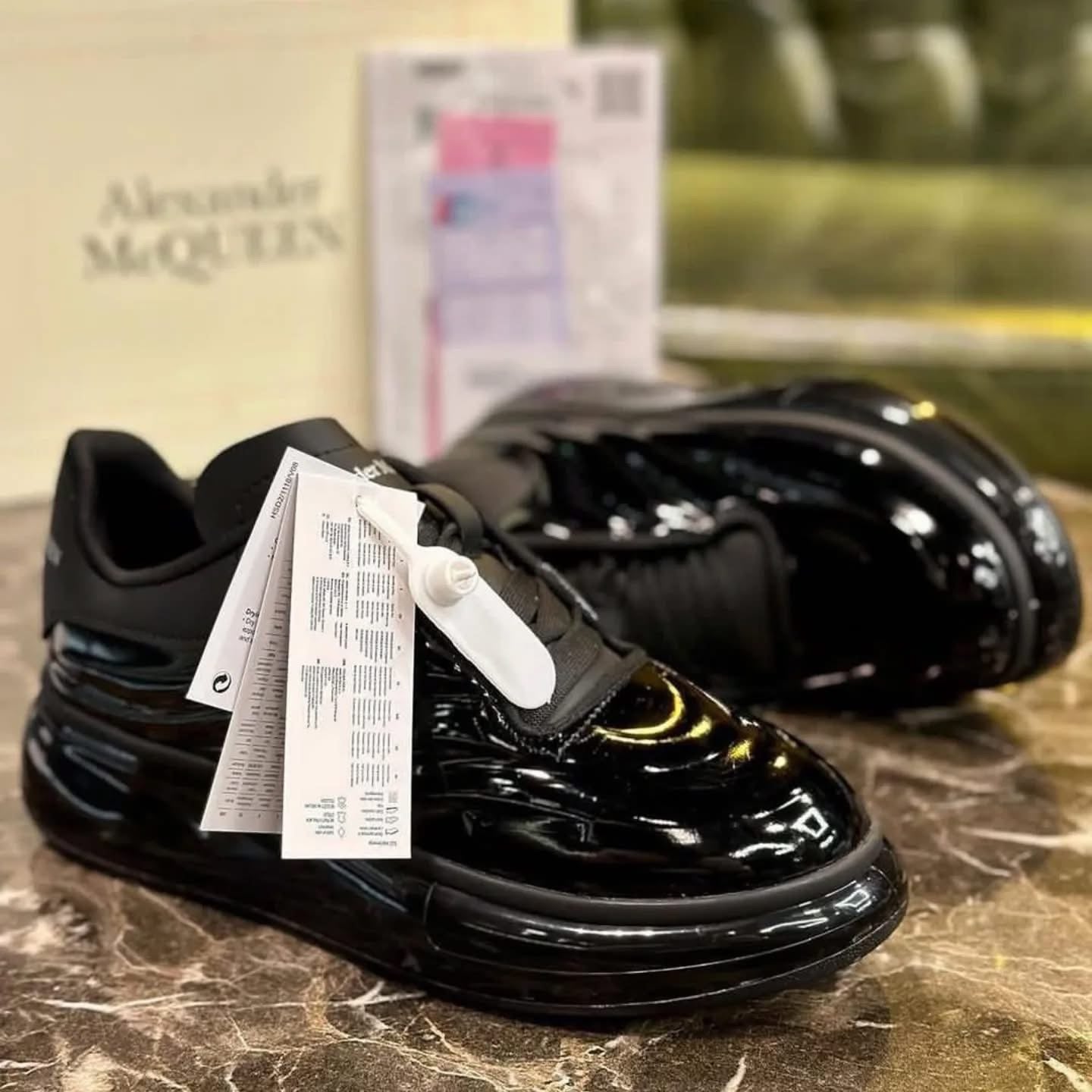 Alexander macqueen high sole walking casual shoes