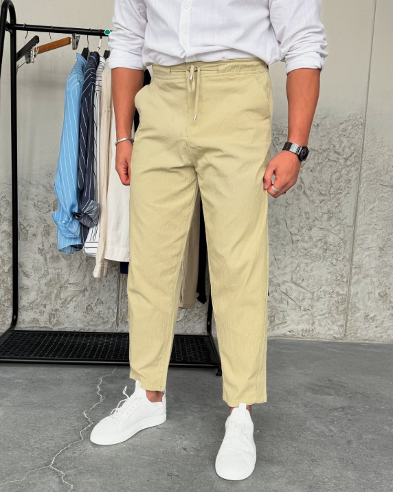 Pants Relaxed Fit Drawstring Waist