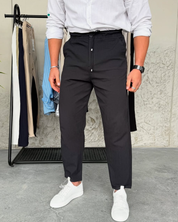 Pants Relaxed Fit Drawstring Waist