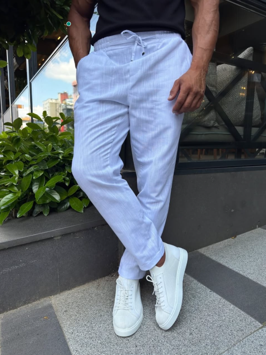 Pants Relaxed Fit Drawstring Waist
