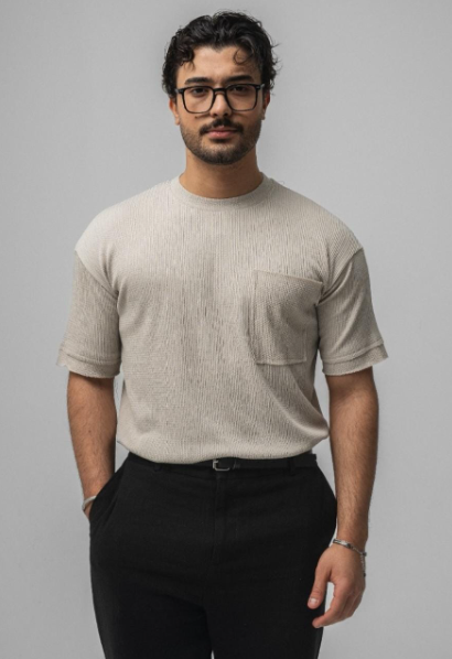 T-Shirt Knit Short Sleeve with pocket