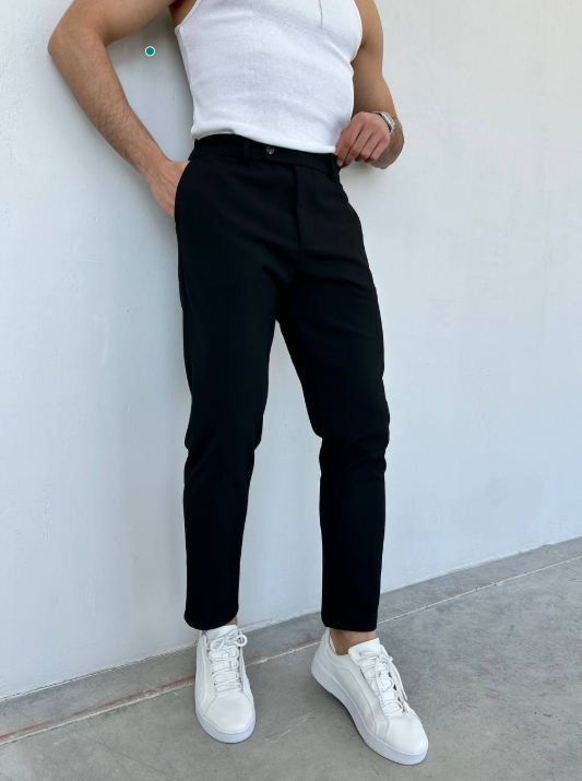 Mens Modern/Fitted Casual Brown Pants