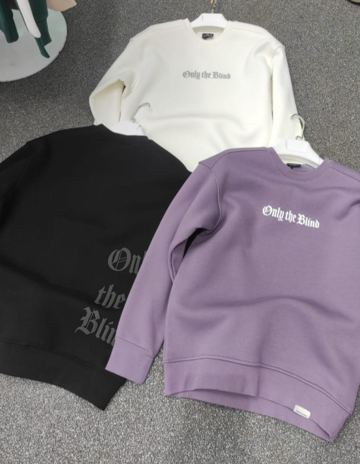 Graphic Sweatshirt Oversized Crew Neck Pullover