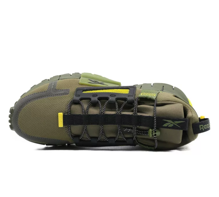 Reebok Unisex-Adult Zig Kinetica Edge Sneaker Olive, Gray