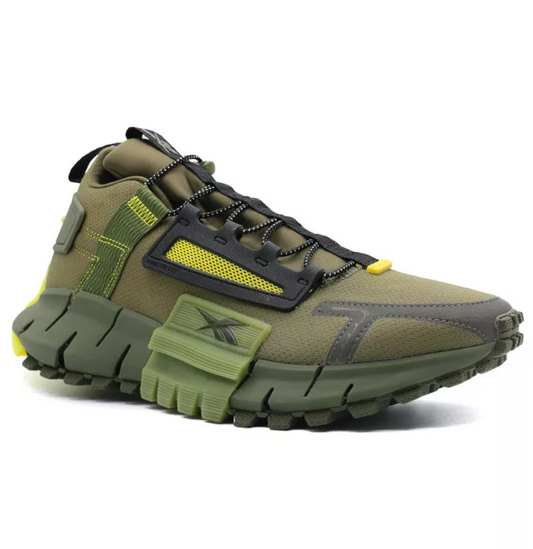 Reebok Unisex-Adult Zig Kinetica Edge Sneaker Olive, Gray