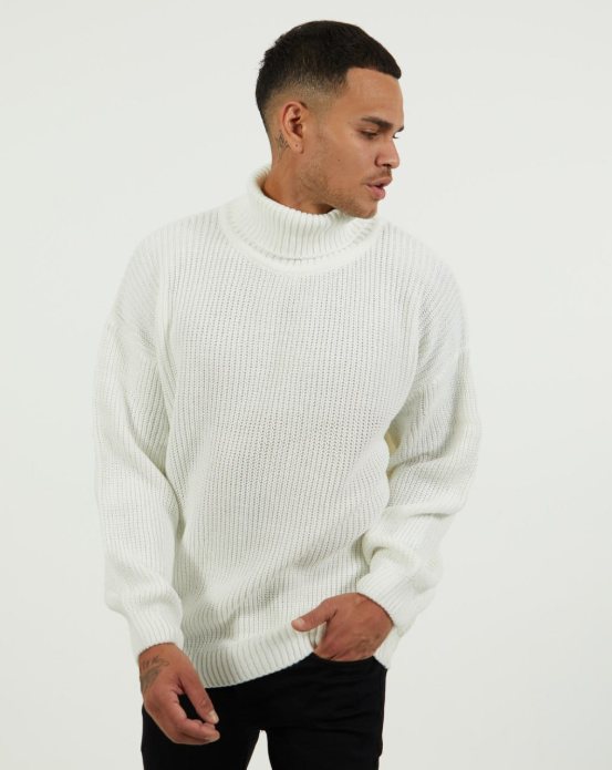 Wool Shirt High Collar