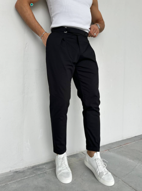 Light Grey Formal Pants Tailored Fit